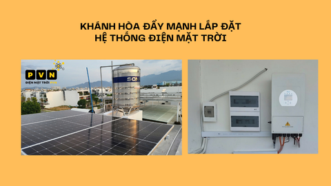 KHÁNH HÒA ĐẨY MẠNH LẮP ĐẶT ĐIỆN NĂNG LƯỢNG MẶT TRỜI