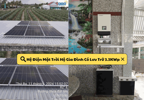 PVN BÀN GIAO HỆ THỐNG ĐIỆN MẶT TRỜI CHỢ GẠO - TIỀN GIANG