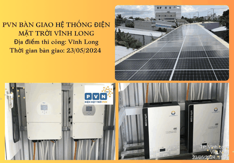 PVN Bàn Giao Hệ Thống Điện Mặt Trời Vĩnh Long: Giải Pháp Tiết Kiệm Hiệu Quả