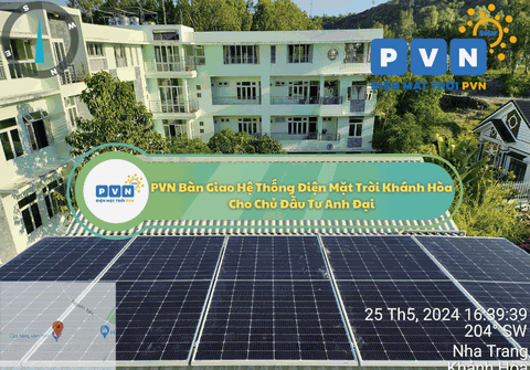 PVN Bàn Giao Hệ Thống Điện Mặt Trời Khánh Hòa