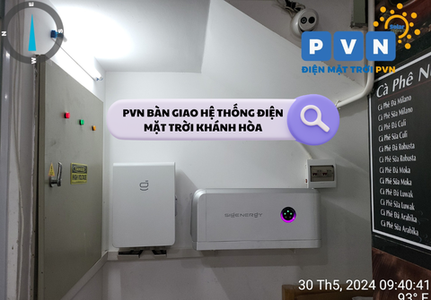 PVN Bàn Giao Hệ Thống Điện Mặt Trời Tại Khánh Hòa