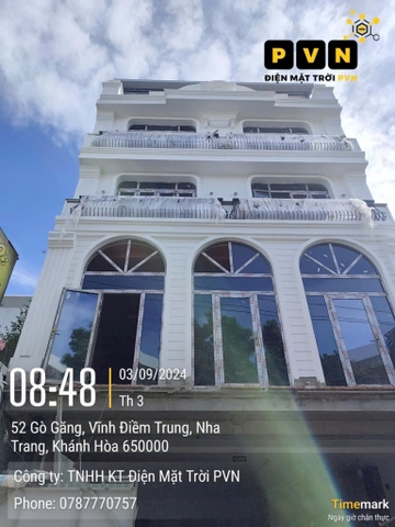 PVN TIẾP TỤC LÊN PIN HỆ 15 KW TẠI NHA TRANG