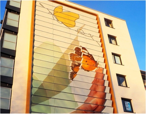 BIẾN PIN MẶT TRỜI THÀNH TÁC PHẨM NGHỆ THUẬT