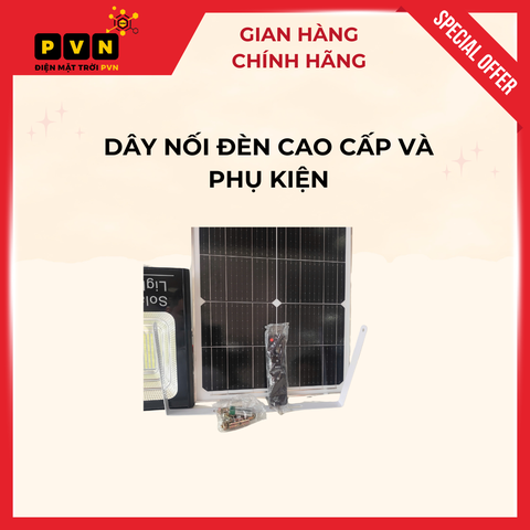 Đèn Pha Năng Lượng Mặt Trời 60W - Sáng Suốt Đêm