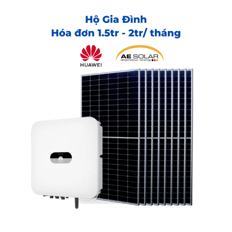 Giải pháp Hòa lưới 5KW không lưu trữ