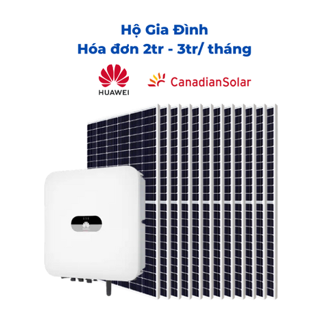 Giải pháp Hòa lưới 8KW không lưu trữ