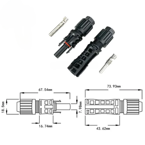 Giắc cắm MC4 1500V Ningbo