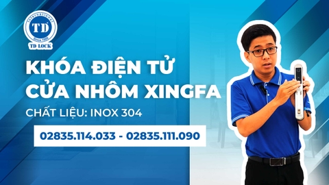 KHÓA ĐIỆN TỬ DÀNH CHO DÒNG CỬA NHÔM XINGFA