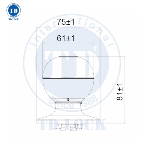 KHÓA TRÒN ĐIỆN TỬ - SDT-80160-S