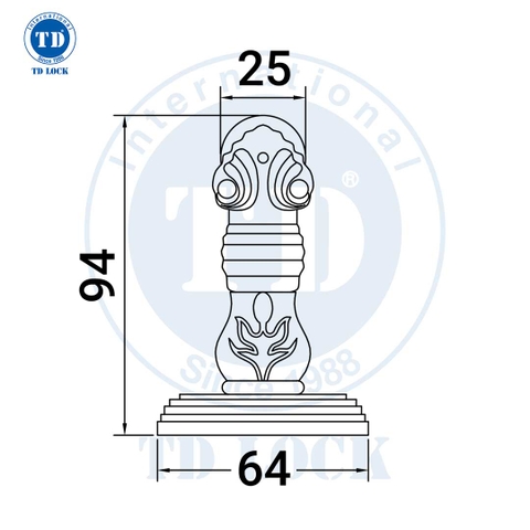 HÍT CỬA CỬA GỖ - BHI-13001-2