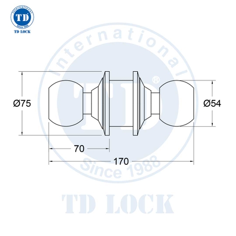 KHÓA TRÒN - BKT 80160