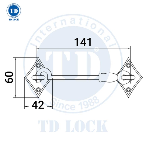 MÓC GIÓ CỬA GỖ - SHK-68001
