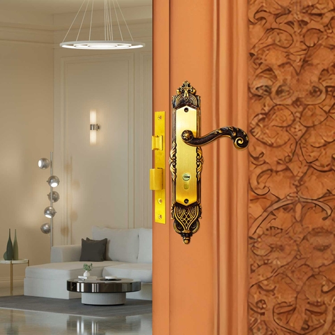 KHÓA TAY GẠT CỬA GỖ ROMA - BDH-340340-2 CỬA CHÍNH