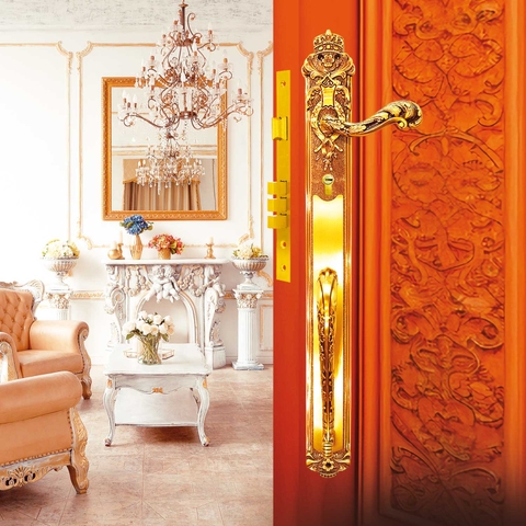 KHÓA TAY GẠT CỬA GỖ KING CROWN - BPH-127700-2 ĐẠI SẢNH