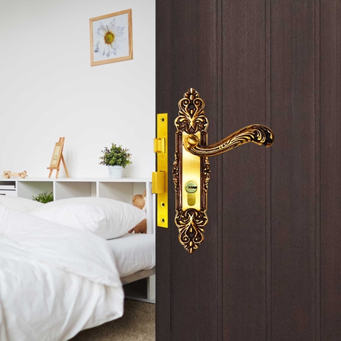 KHÓA TAY GẠT CỬA GỖ CORONA - BTP-185271-2 CỬA PHÒNG