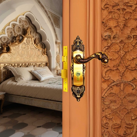 KHÓA TAY GẠT CỬA GỖ ROMA - BTP-240240-2 CỬA PHÒNG