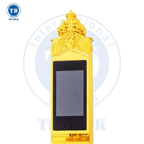 KHÓA ĐIỆN TỬ THÔNG MINH CỬA GỖ MẠ 24K - BSM-680489-G