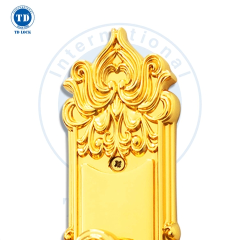 KHÓA TAY GẠT CỬA GỖ LOTUS - BDH-341341-G CỬA CHÍNH GOLD
