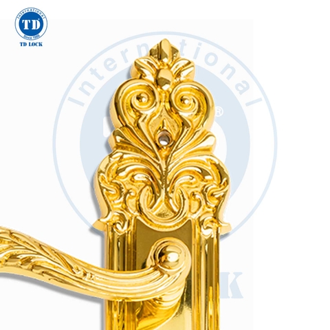KHÓA TAY GẠT CỬA GỖ CORONA - BPH-184284-G CỬA SẢNH GOLD