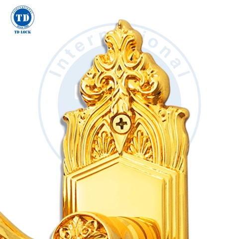 KHÓA TAY GẠT CỬA GỖ ROMA - BTP-240240-G CỬA PHÒNG GOLD