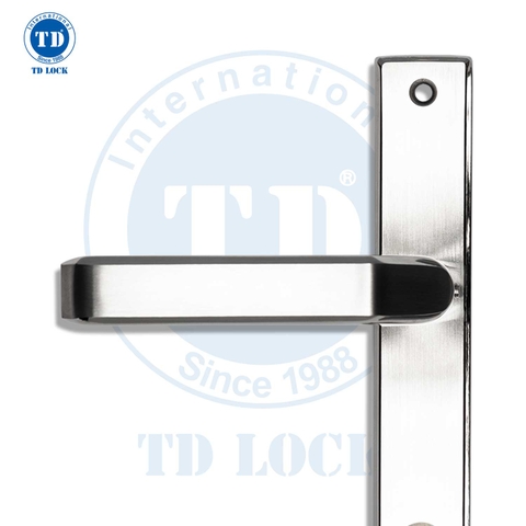 KHÓA TAY GẠT CỬA NHÔM ĐƠN ĐIỂM - SDH-237251-S INOX TRẮNG