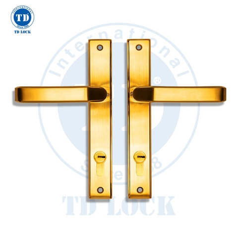 KHÓA TAY GẠT CỬA NHÔM ĐA ĐIỂM - SDH-237251-M-G GOLD