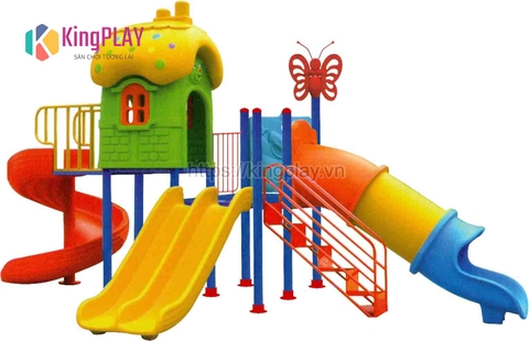 Cầu trượt mái mấm Kingplay số 17