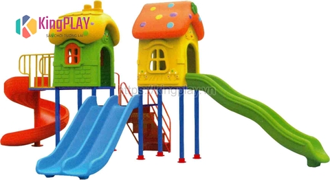 Cầu trượt mái mấm Kingplay số 8