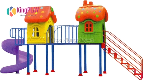 Cầu trượt mái mấm Kingplay số 18