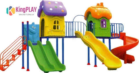 Cầu trượt mái mấm Kingplay số 11