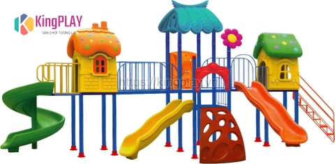Cầu trượt mái mấm Kingplay số 3
