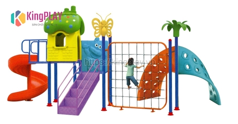 Cầu trượt mái mấm Kingplay số 19