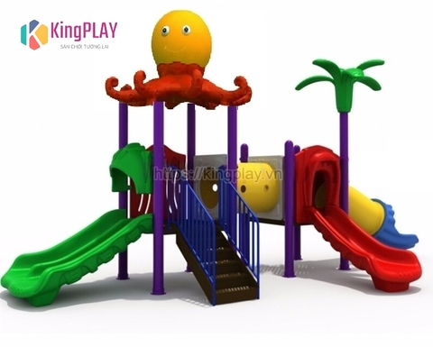 Cầu trượt mái thú Kingplay số 33