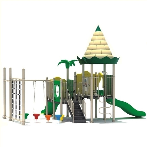 Cầu trượt mái lâu đài Kingplay số 22