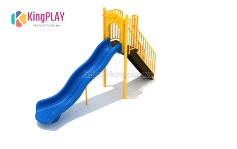 Cầu trượt nhỏ sân vườn Kingplay số 1