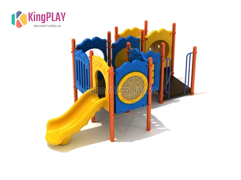 Cầu trượt nhỏ sân vườn Kingplay số 5