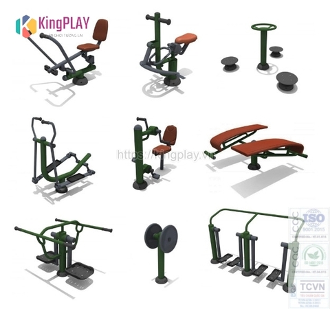 Bộ 9 thiết bị tập GYM cho trẻ