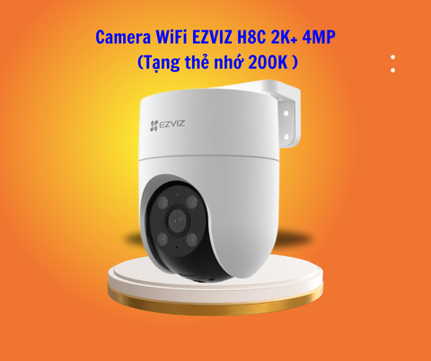 Camera WiFi EZVIZ H8C 2K+ 4MP (Tặng thẻ nhớ 200K )