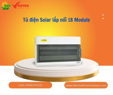 Tủ Điện Solar Nhựa 18 Module