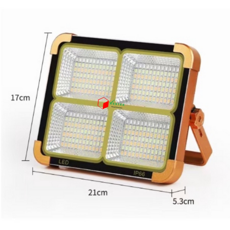 Đèn Pin Xách Tay Năng Lượng Mặt Trời Cao Cấp Vestek