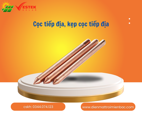 Cọc tiếp địa, kẹp cọc tiếp địa