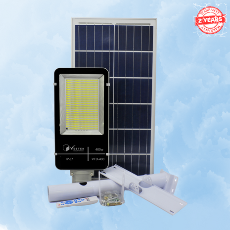 Đèn Chiếu Sáng Năng Lượng Mặt Trời VesTek 400W VTD-400-1