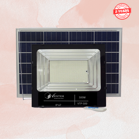 Đèn Pha Năng Lượng Mặt Trời VesTek 500W - VTP500-1