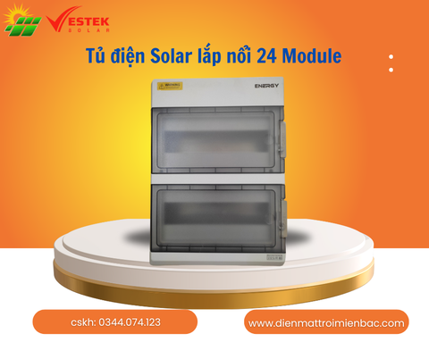 Tủ Điện Solar Nhựa 24 Module