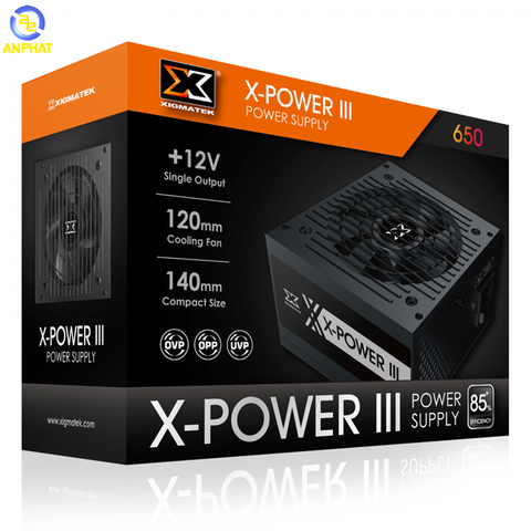 Nguồn máy tính Xigmatek X-POWER III 650 - 600W