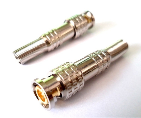 Jack BNC lò xo dùng cho camera