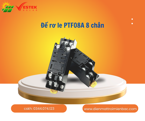 Đế rơ le PTF08A 8 chân