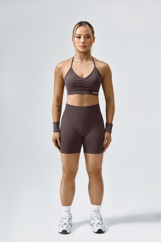 SCULPT SHORT - CHOCOLATE BROWN