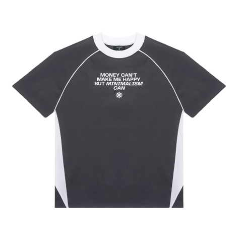 Ademar Paneled Grey Tshirt