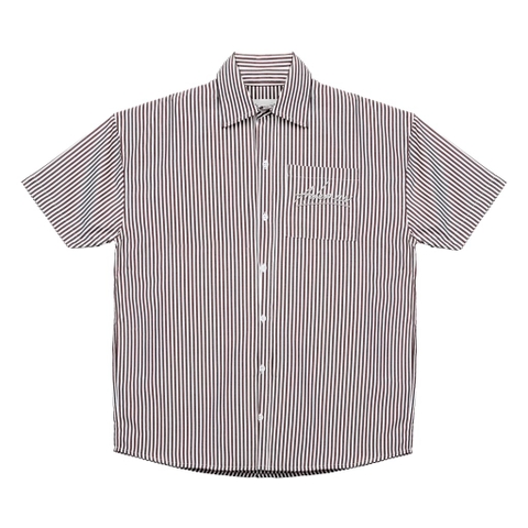 ADEMAR SIGNATURE SHORT-SLEEVE SHIRT - BLACK STRIPE
